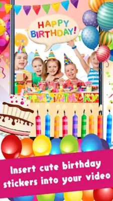 Happy Birthday Video Maker With Music And Photos android App screenshot 3